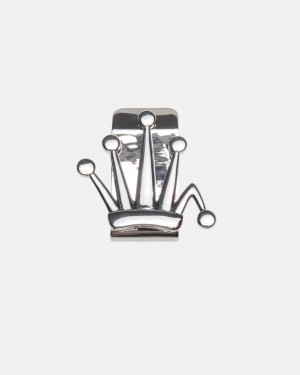 Stussy Bent Crown Money Clip - Novelty Home Zilver | UNLND22992