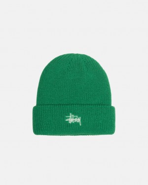 Stussy Cuff Beanie Basic - Unisex Groen | NLIIZ84243