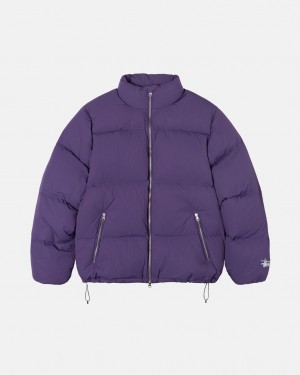 Stussy Down Puffer Nylon - Unisex Jackets Paars | NLXMI16691