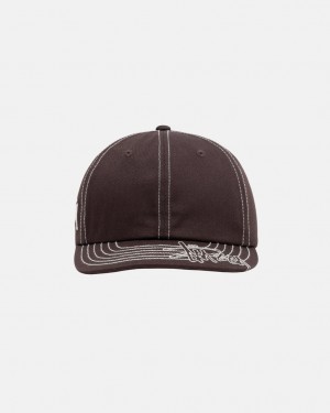 Stussy Low Pro Basic Stitch Strapback - Unisex Bruin | YNLGT80774