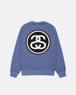 Stussy SS-Link Crew - Unisex Hoodies Blauw | NLQAV87445