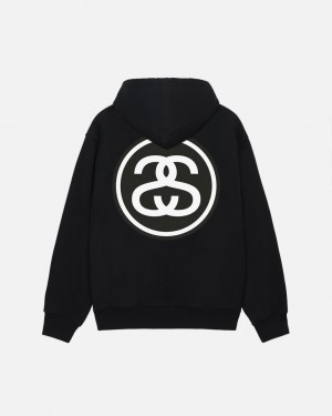 Stussy SS-Link Hoodie - Unisex Hoodies Zwart | NLEGJ90777