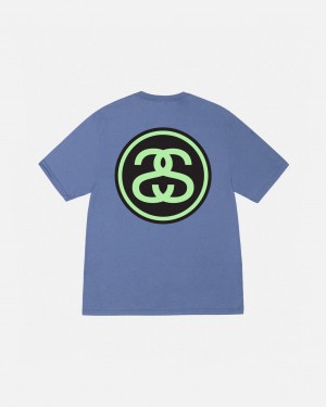 Stussy SS-Link Tee - Unisex Shortsleeve Blauw | NLEAH47606