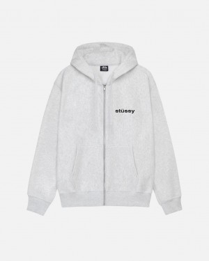 Stussy SS-Link Zip Hoodie - Unisex Hoodies Grijs | UNLND29890