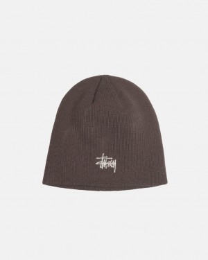 Stussy Skullcap Basic - Unisex Grijs | BNLSD69318