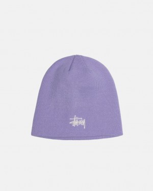 Stussy Skullcap Basic - Unisex Paars | PNLER48753