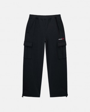 Stussy Sport Cargo Fleece Pant - Men&s Pants Zwart | GNLUC23918