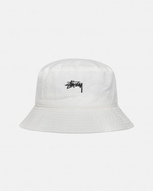 Stussy Stock Bucket Hat - Mens Beige | NLEAH25688