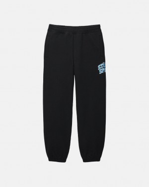 Stussy Stüssy Sport Sweatpant - Unisex Jeans Pants Zwart | ENLVG67291