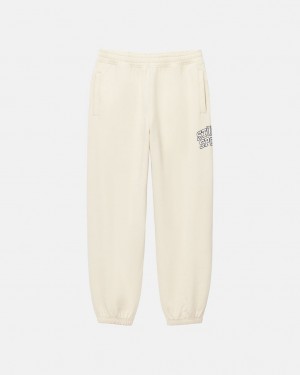 Stussy Stüssy Sport Sweatpant - Unisex Jeans Pants Wit | DNLVO66092