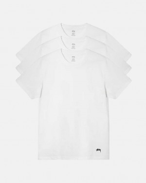 Stussy Stussy Undershirt - Unisex Sweaters Knits Wit | ZNLNQ43081