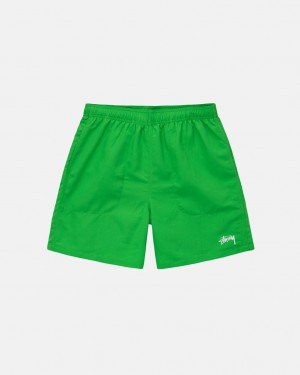 Stussy Water Kort Stock - Unisex Shorts Trunks Groen | MNLFT52879