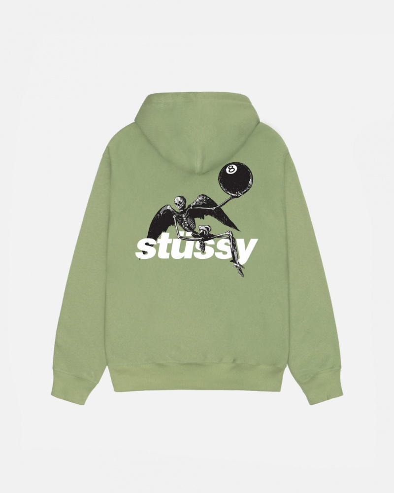 Stussy Apocalypse Zip Hoodie - Unisex Hoodies Groen | SNLNY76401