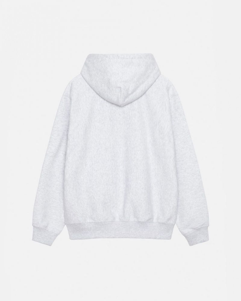 Stussy Basic Applique Hoodie - Unisex Hoodies Grijs | NLEGJ41424