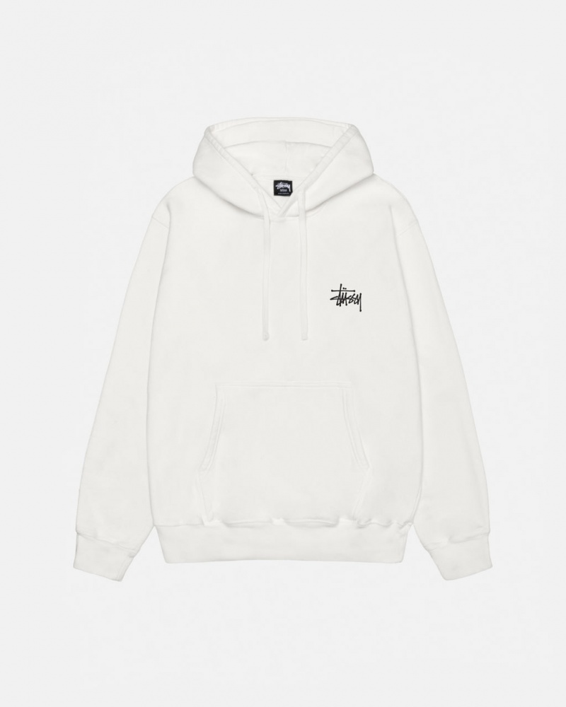 Stussy Basic Stussy Hoodie Pigment Dyed - Unisex Hoodies Beige | ANLDF54859