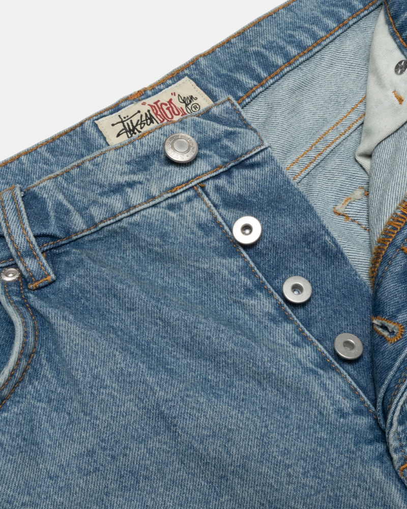 Stussy Big Ol& Jean Denim - Unisex Denim Blauw | GNLEC33396