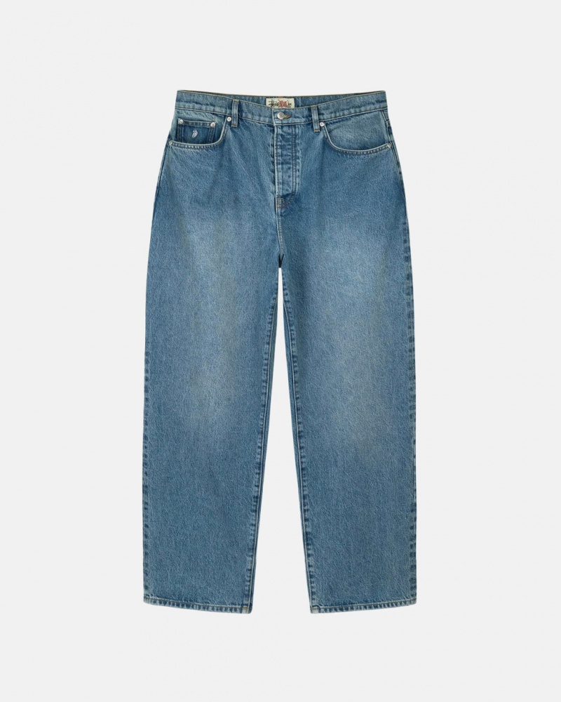 Stussy Big Ol& Jean Denim - Unisex Denim Blauw | GNLEC33396