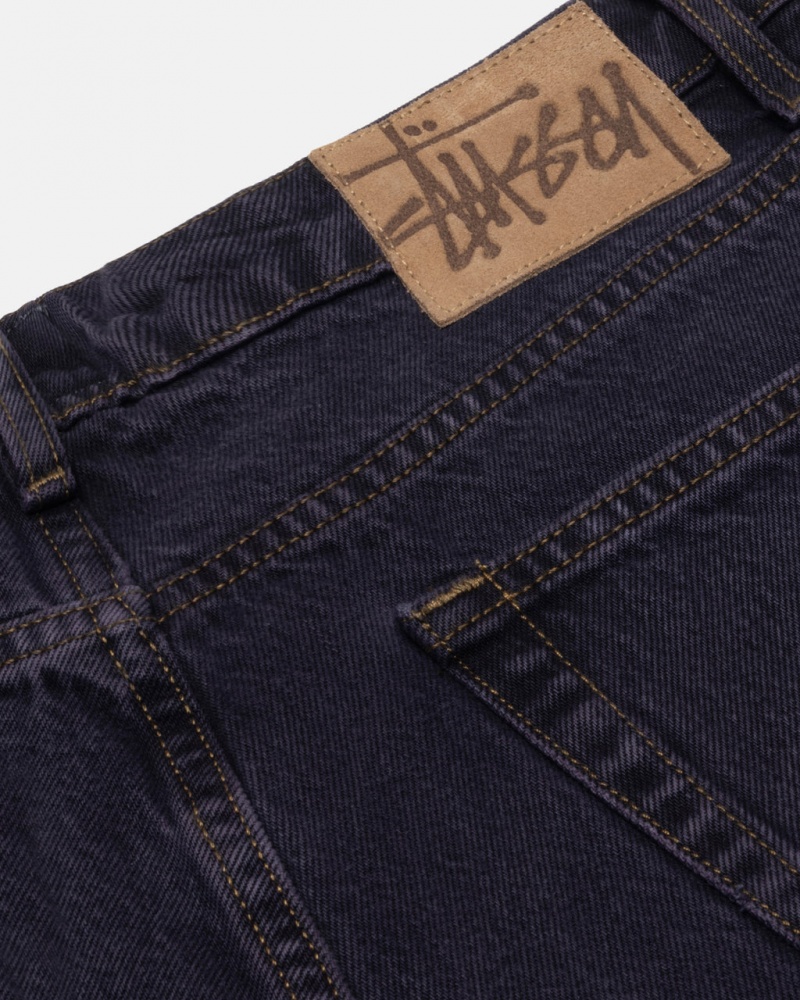 Stussy Big Ol& Jean Denim - Unisex Denim Zwart | QNLUV67828