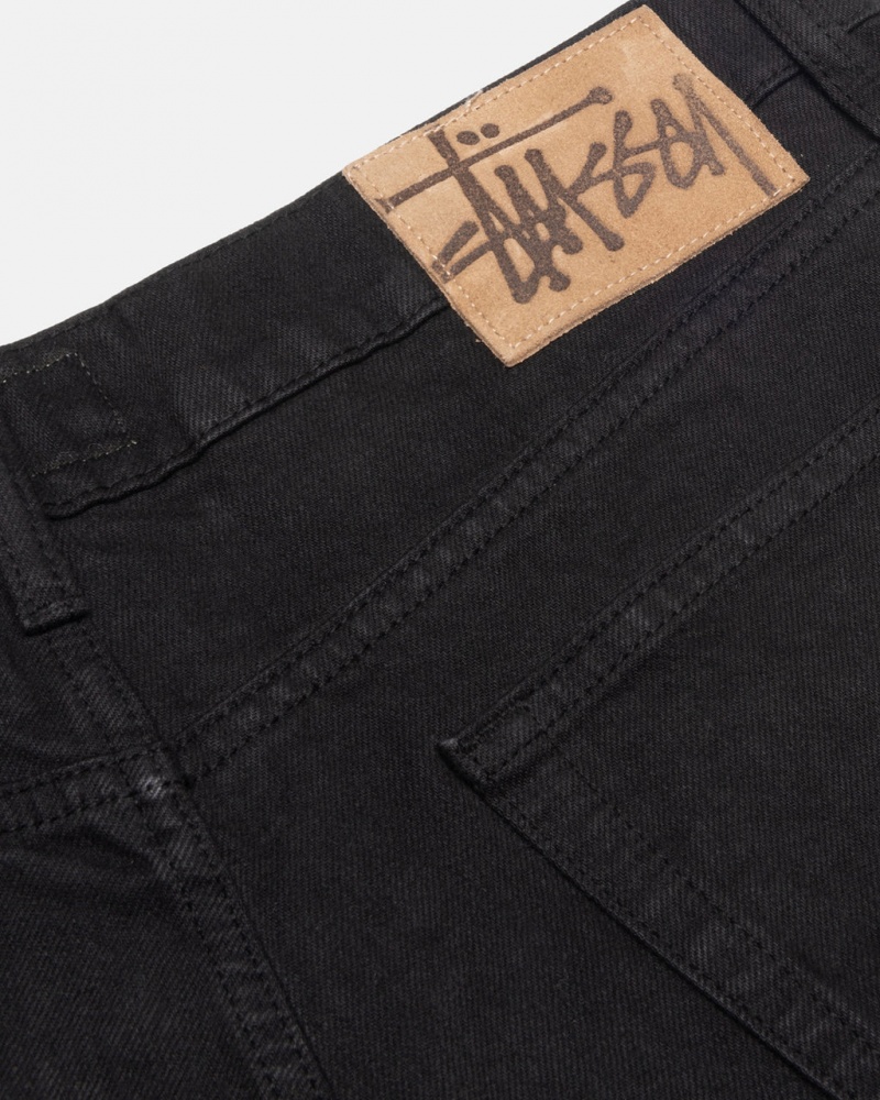 Stussy Big Ol& Jean Overdyed - Unisex Denim Zwart | DNLKV44039