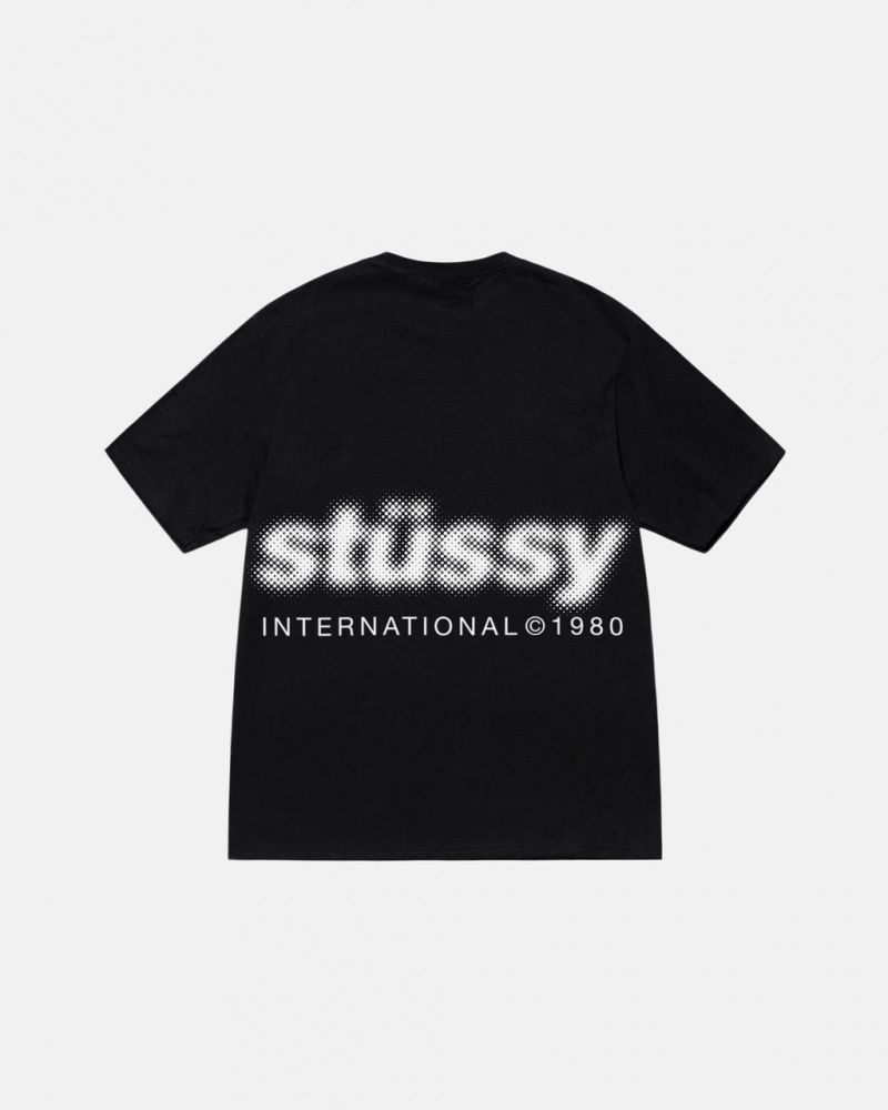 Stussy Blur Tee - Unisex Shortsleeve Zwart | NLICD94568