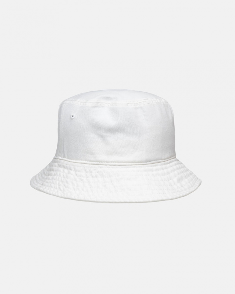 Stussy Bucket Hat Big Stock - Unisex Beige | ZNLMJ71506