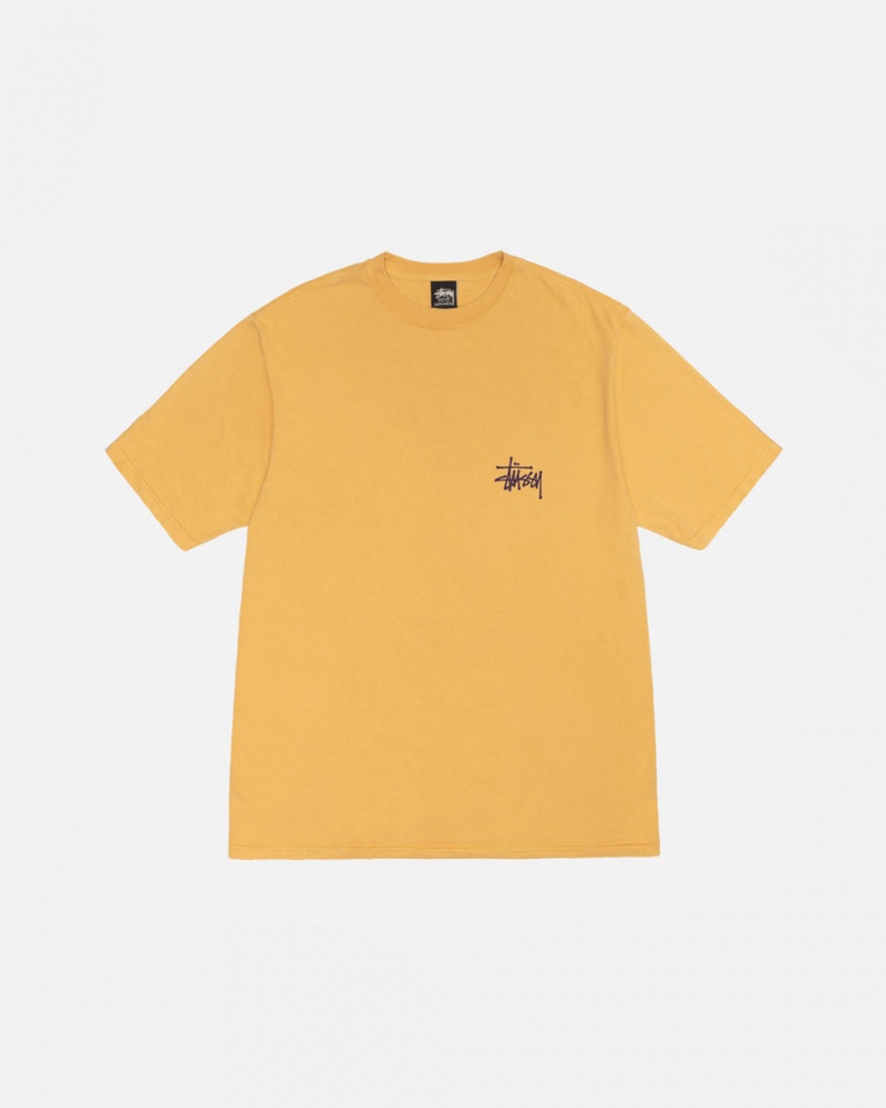 Stussy Built Tough Tee Pigment Dyed - Unisex Shortsleeve Oranje | ZNLMJ65362