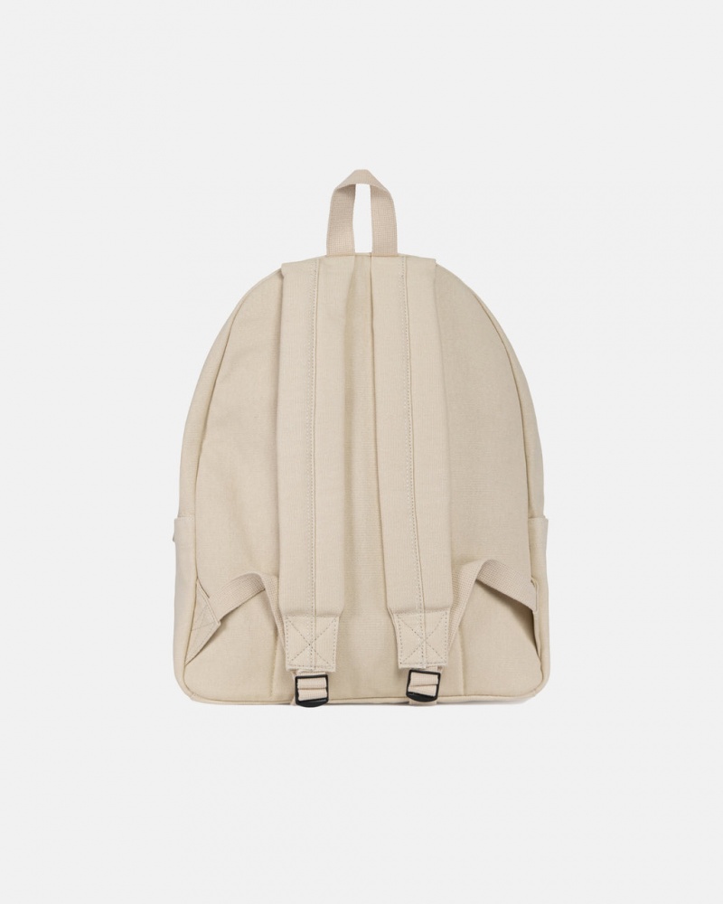 Stussy Canvas Backpack - Unisex Bags Beige | NLNEJ82917