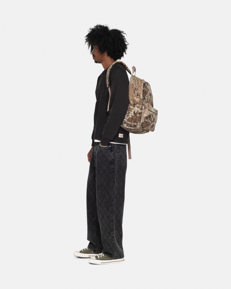 Stussy Canvas Backpack - Unisex Bags Bruin | SNLVO78385