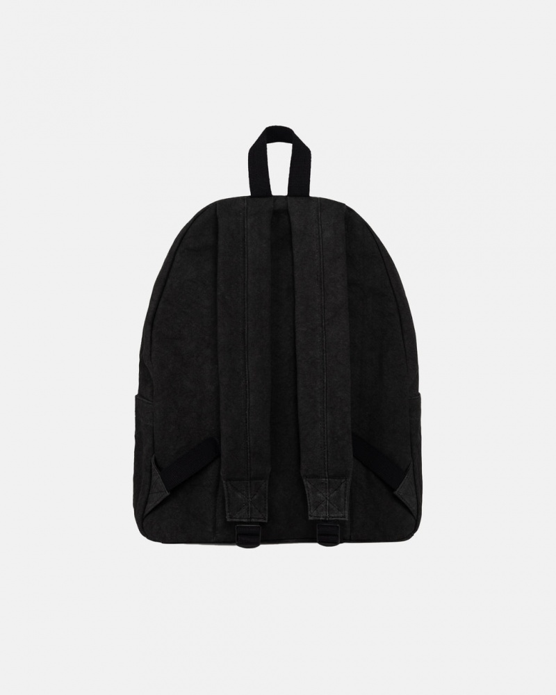 Stussy Canvas Backpack - Unisex Bags Zwart | TNLPQ76908