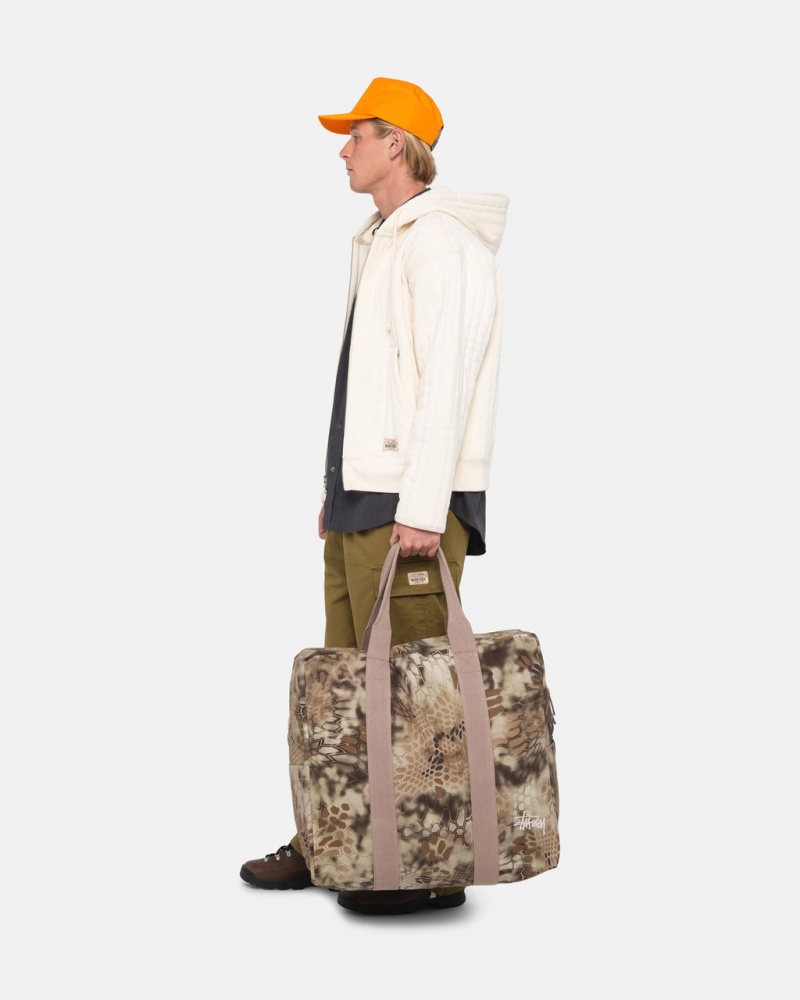 Stussy Canvas Flight Bag - Unisex Bags Bruin | NLJVR58636