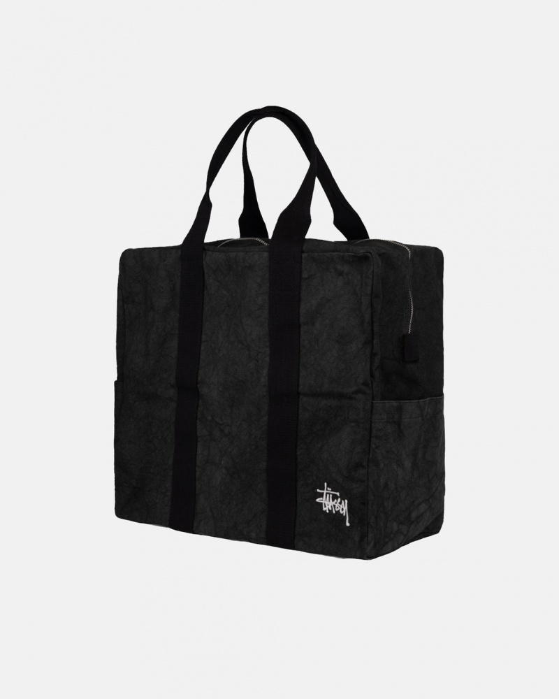 Stussy Canvas Flight Bag - Unisex Bags Zwart | LNLTR42430