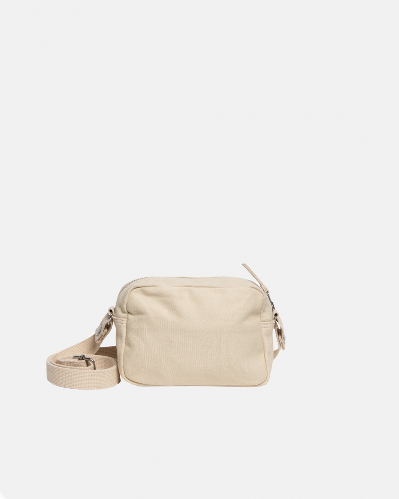 Stussy Canvas Side Pouch - Unisex Bags Beige | FNLHY78828