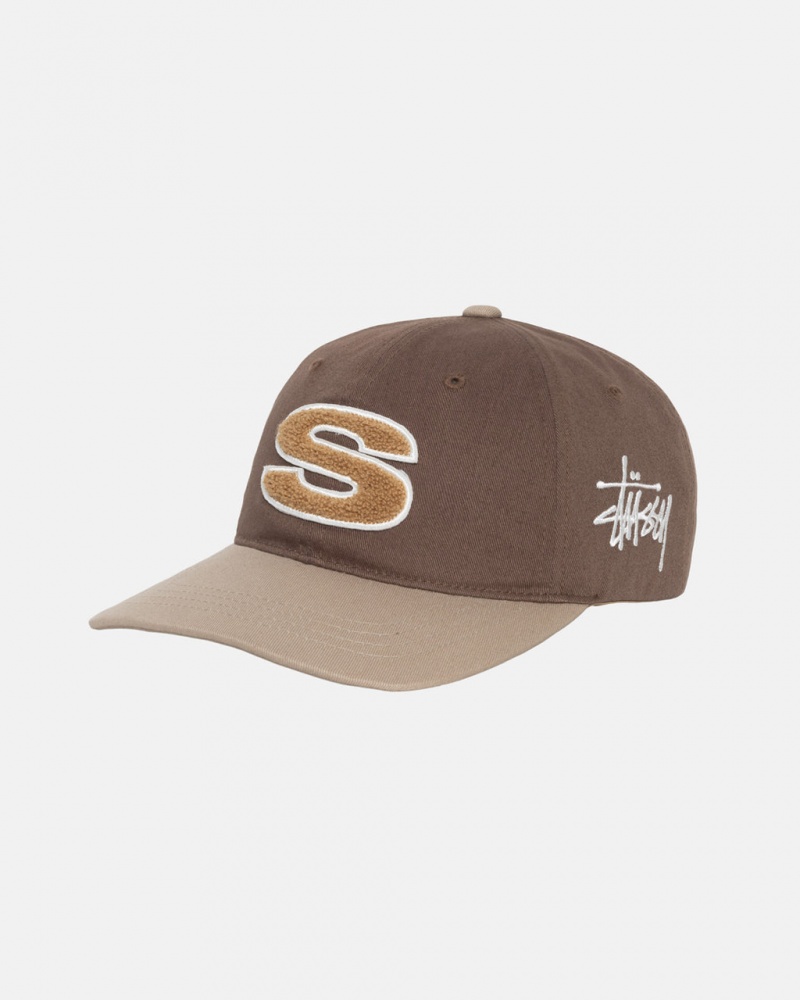 Stussy Chenille S Low Pro Cap - Unisex Bruin | NLEGJ53903