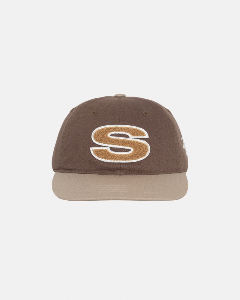 Stussy Chenille S Low Pro Cap - Unisex Bruin | NLEGJ53903