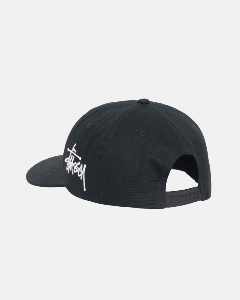 Stussy Chenille S Low Pro Cap - Unisex Zwart | DNLVO63869