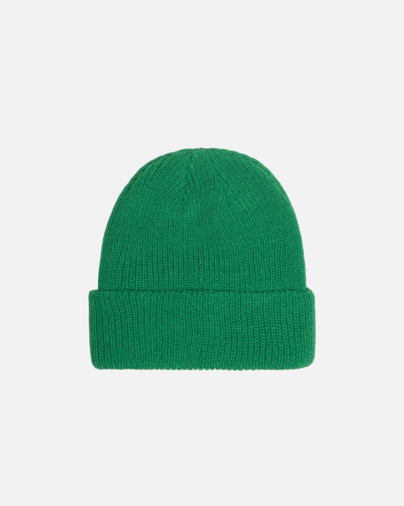 Stussy Cuff Beanie Basic - Unisex Groen | NLIIZ84243