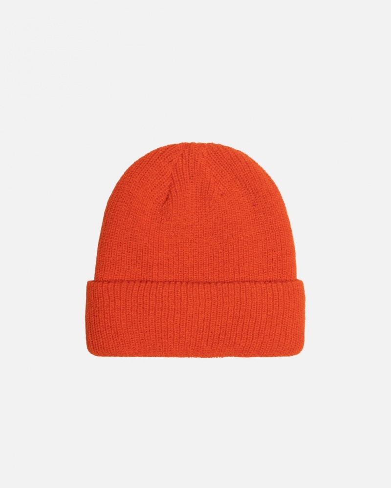 Stussy Cuff Beanie Basic - Unisex Oranje | ENLHC63889