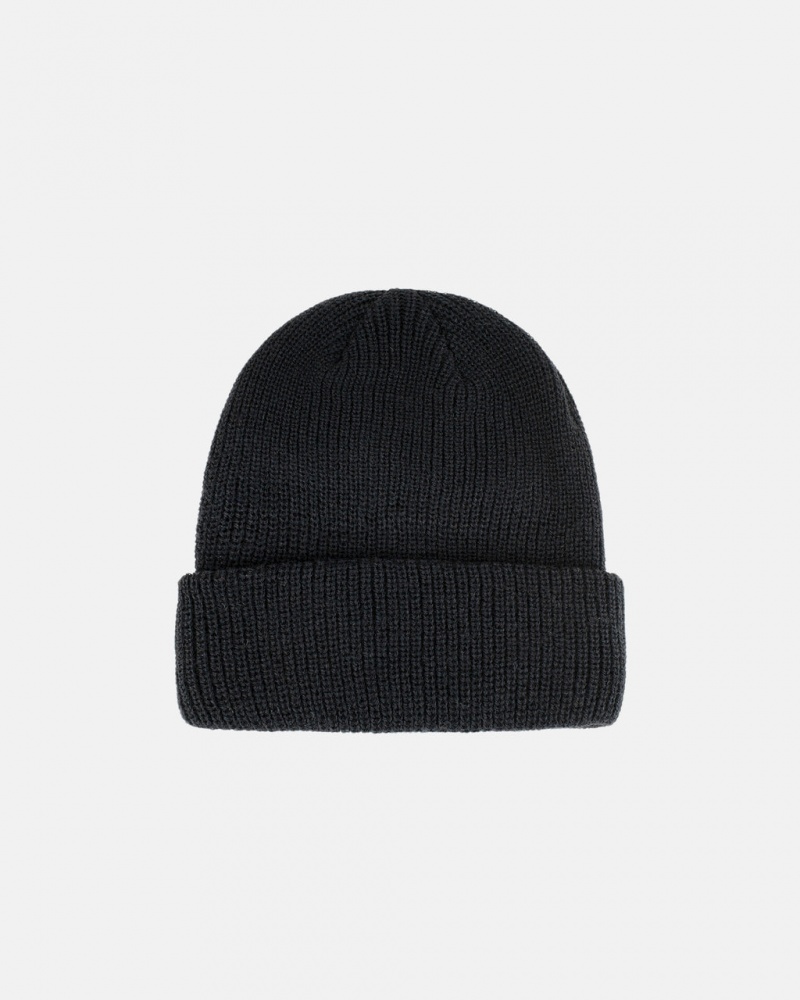 Stussy Cuff Beanie Basic - Unisex Zwart | NLJZR40325