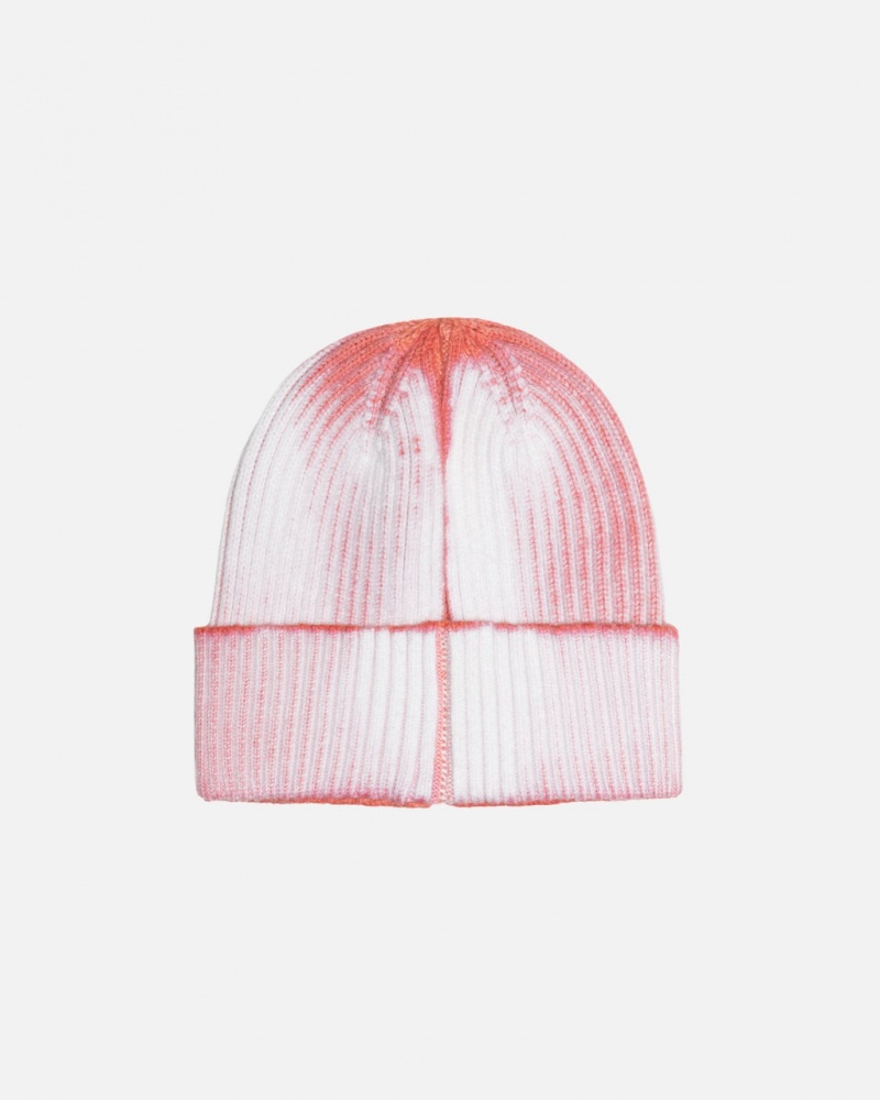 Stussy Cuff Beanie Workgear Spray - Unisex Oranje | XNLBH54774