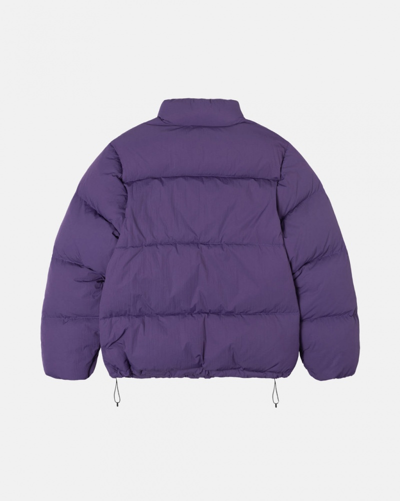 Stussy Down Puffer Nylon - Unisex Jackets Paars | NLXMI16691