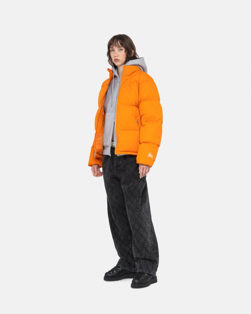 Stussy Down Puffer Nylon - Unisex Jackets Oranje | YNLVQ85273