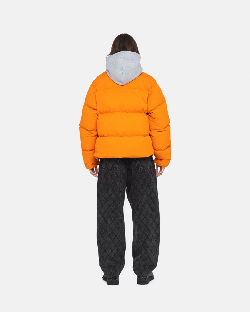 Stussy Down Puffer Nylon - Unisex Jackets Oranje | YNLVQ85273