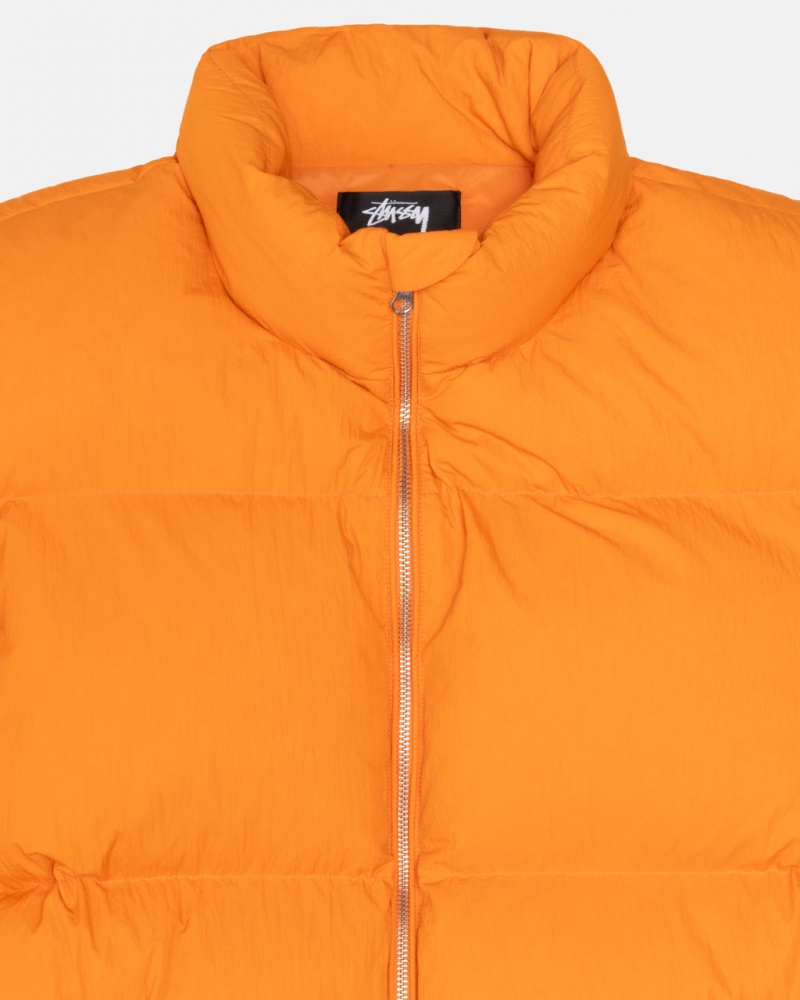 Stussy Down Puffer Nylon - Unisex Jackets Oranje | YNLVQ85273