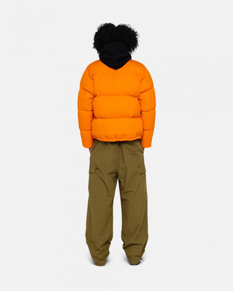 Stussy Down Puffer Nylon - Unisex Jackets Oranje | YNLVQ85273