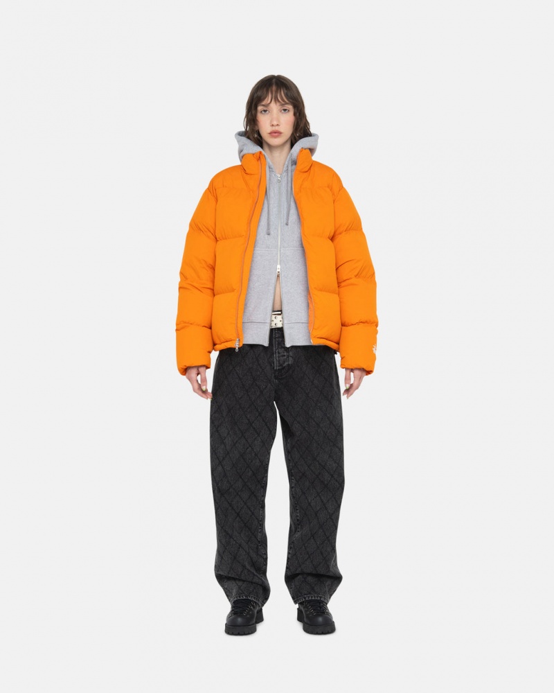 Stussy Down Puffer Nylon - Unisex Jackets Oranje | YNLVQ85273