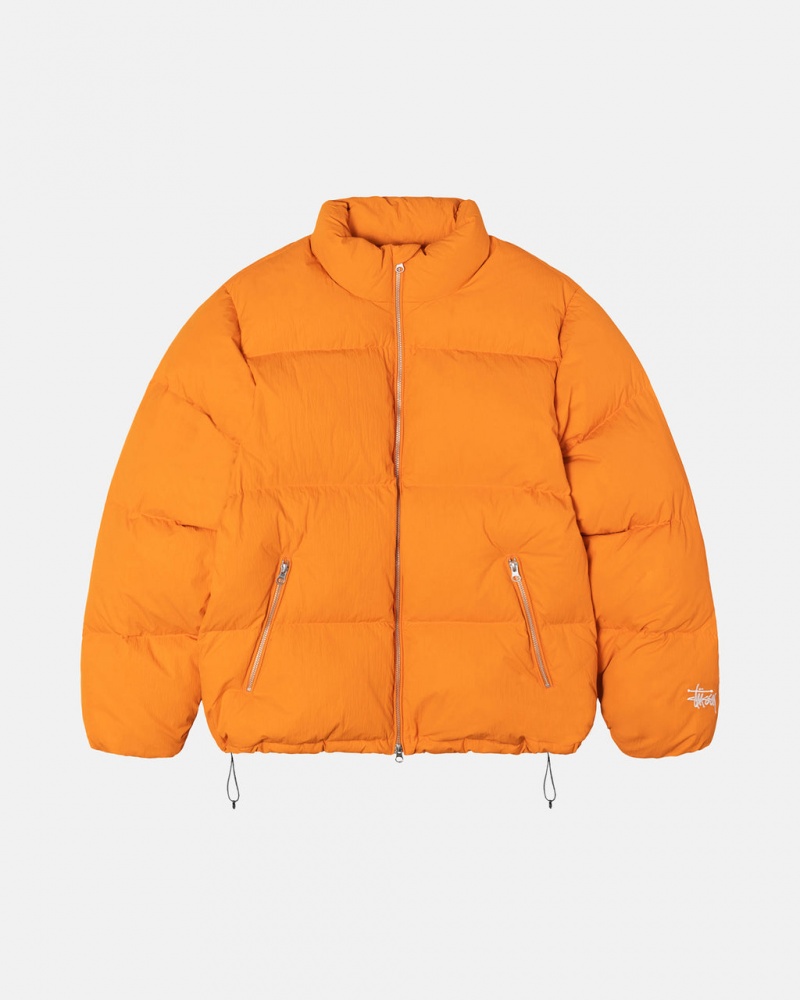 Stussy Down Puffer Nylon - Unisex Jackets Oranje | YNLVQ85273