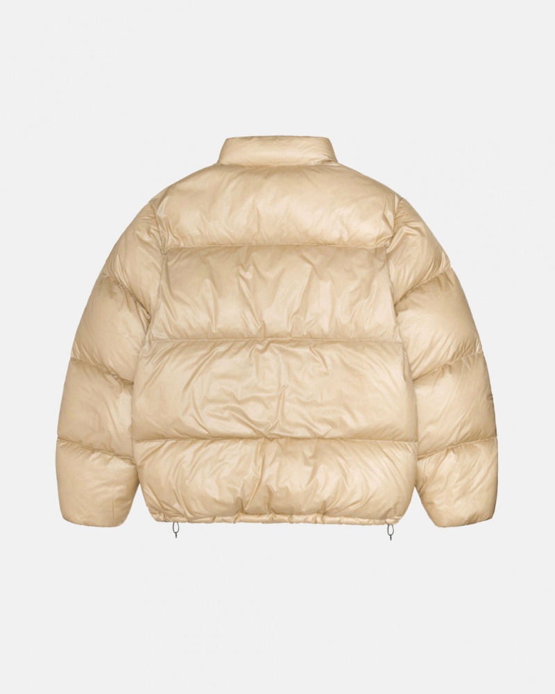 Stussy Down Puffer Parachute Ripstop - Unisex Jackets Goud | GNLUC98237