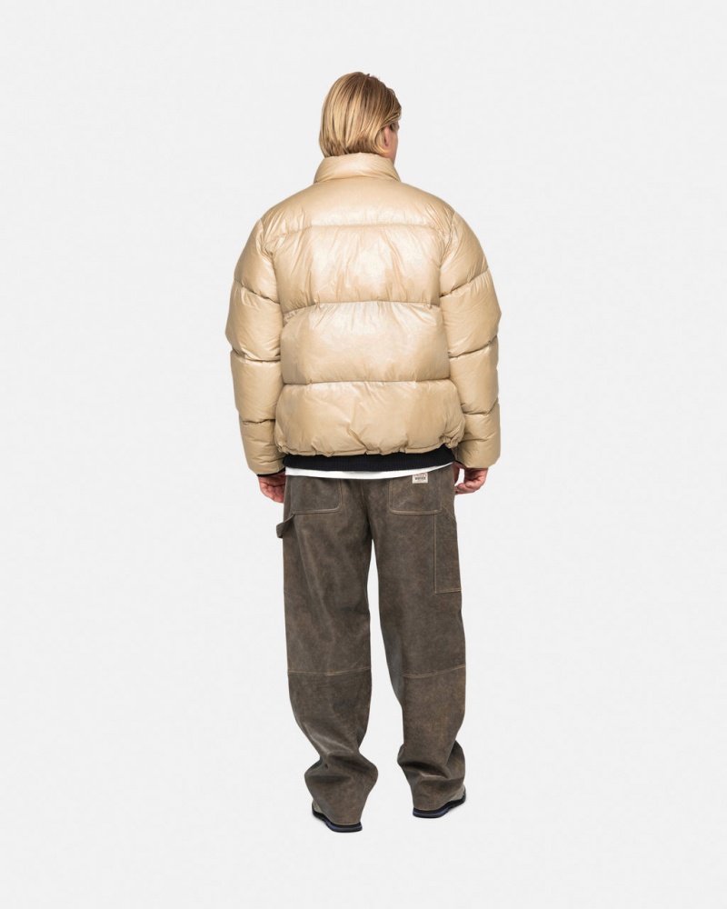 Stussy Down Puffer Parachute Ripstop - Unisex Jackets Goud | GNLUC98237