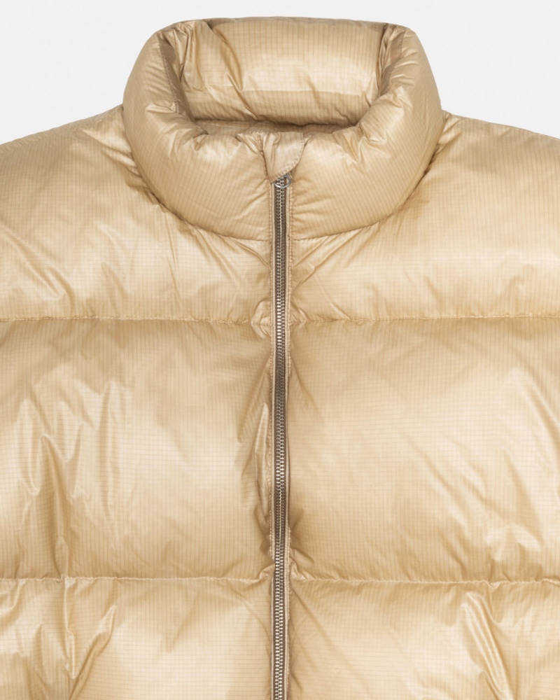 Stussy Down Puffer Parachute Ripstop - Unisex Jackets Goud | GNLUC98237