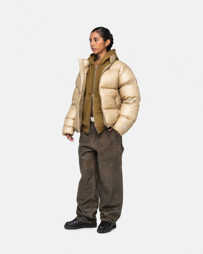 Stussy Down Puffer Parachute Ripstop - Unisex Jackets Goud | GNLUC98237